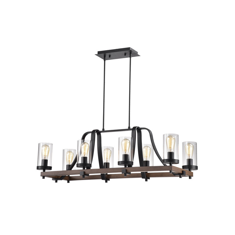 17 Stories Wrightsboro 8 Light Dimmable Kitchen Island Chandelier